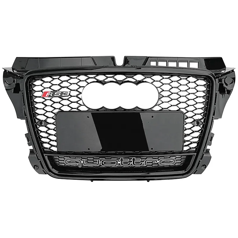 Front Bumper For Audi A3 Center Mesh Grill For Audi S3 8v Rs3