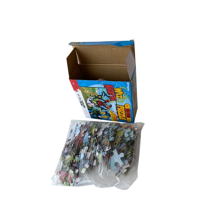 
Entertainment intelligent 100 pieces custom jigsaw puzzles games for kids 