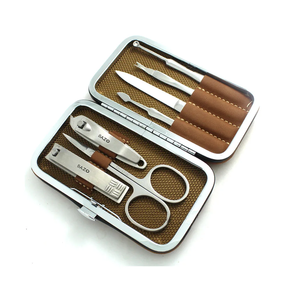 Japanese Oem 7pcs Manicure Set Travel Nail Pedicure Kit With Logo Buy
