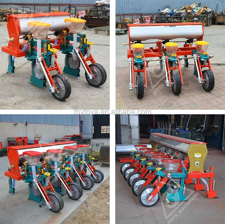 4 row soybean corn maize hemp planter seeder for farm tractor