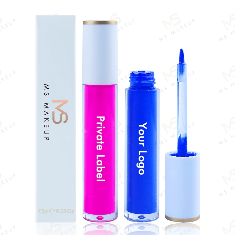 Oem Wholesale 12 Colors Fluorescent Custom Logo Private Label Magnetic Glitter Colorful Liquid Eye Liner Eyeliner