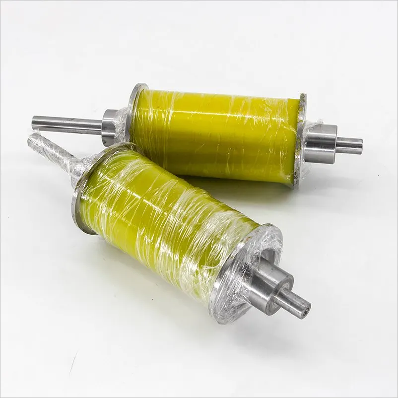 High Load Capacity Polyurethane Roller Hard Rubber Roller Wear