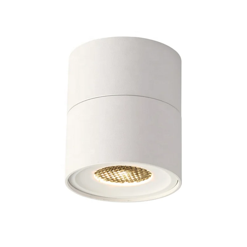 Simple Design White 7W Kitchen bathroom Bedroom  Spot Light COB downlight surface mounted