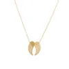 Express Free Shipping Angel Wings Plated Silver Chokers Women Lady Jewelry Pendant Necklace