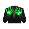 High Quality Halloween Costume Skeleton LED Colorful Rave Flashing Led Glove for Party