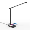 top selling gadgets LED Table Lamp Folding LED desk lamp custom logo wireless charger with USB charging port