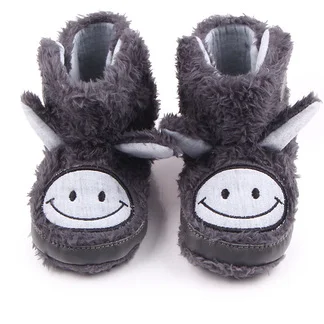 Winter Warm Newborn Baby Socks Shoes Boy Girl Toddler First Walkers Booties Cotton Comfort Soft Anti-slip manufacture