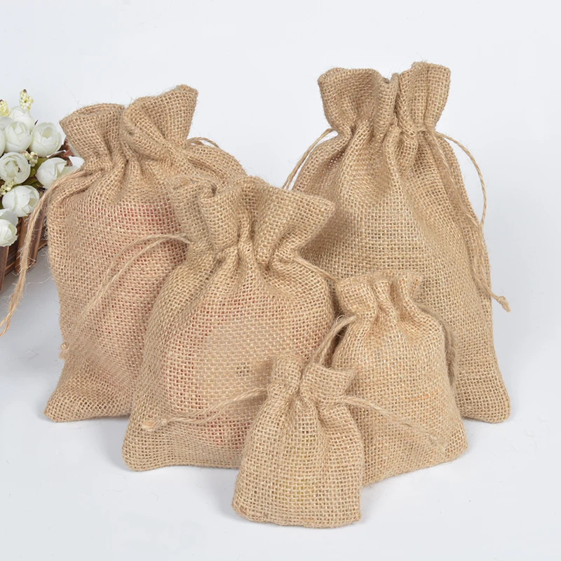 Natural Eco-friendly Jute Bags For Coffee Beans Plant Potato Packing ...