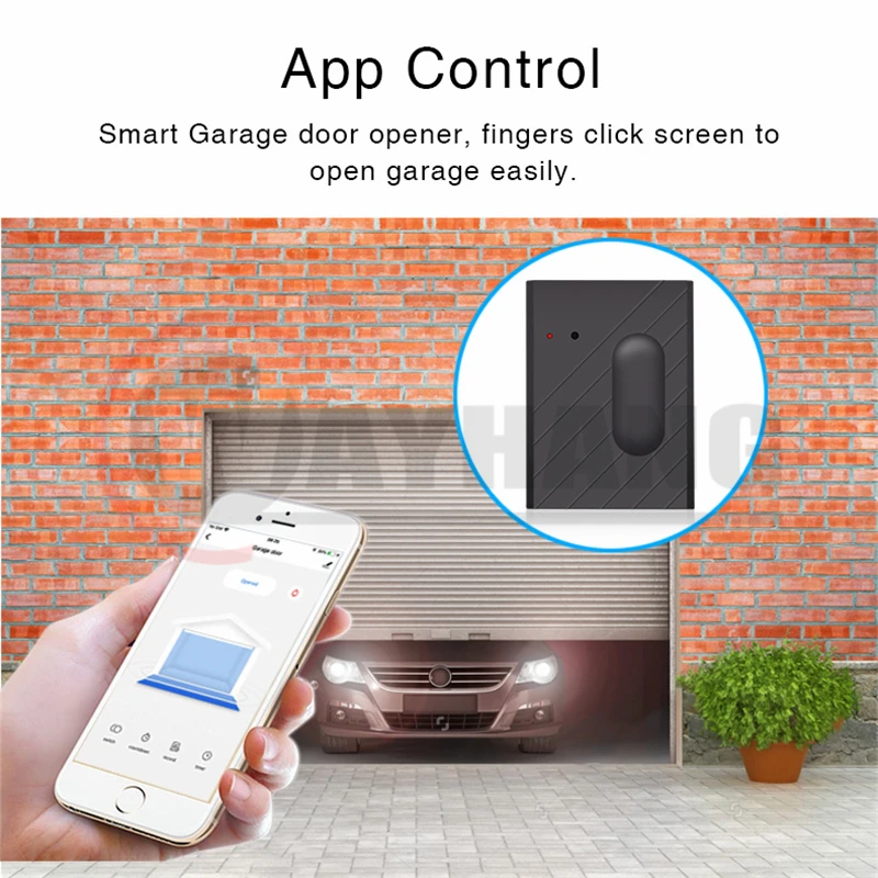 Tuya Smart WiFi Remote Control Garage Door Opener Support Alexa Google IFTTT Intelligent Voice Control