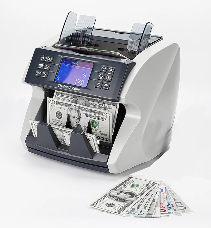 Mix Value Bill Counting Machine Currency Counter Banknote Cash Counter