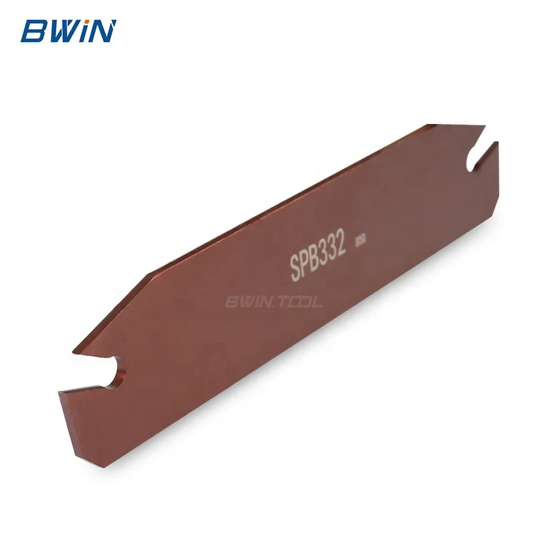 VeYocilk CNC Lathe Turning Tool Holder:SPB26-3 Grooving Cut-Off Tool With 10pcs GTN-3 SP300 Carbide Inserts Blades