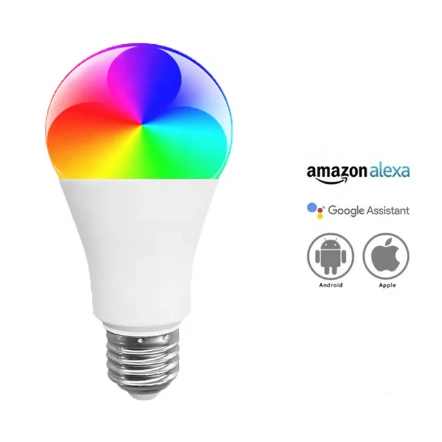 PSE Certification Led Light  Wifi Dimmable E27 Multicolor Light Bulb Compatible With Alexa Echo,Google Home/ifttt