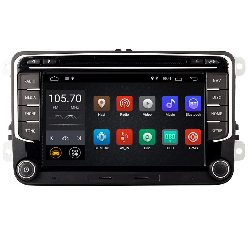 Rns 510 Android 10.0 Car Dvd Player For Vw Golf 5 6 Touran