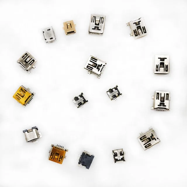 
Mini waterproof usb female a b c type connector Micro socket adapter usb connector 