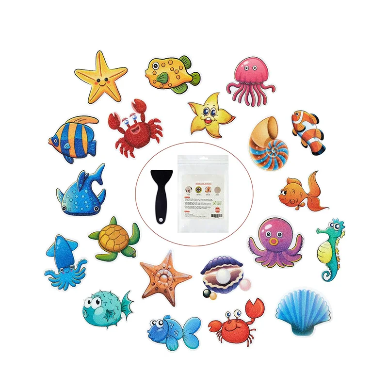 Custom Bathroom Bathtub Prevent Slippery Surfaces Kids Grip Sticker