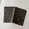 Luxury Eco Friendly Monogram Logo Printed Black Wrapping Tissue Paper For Gloves Package
