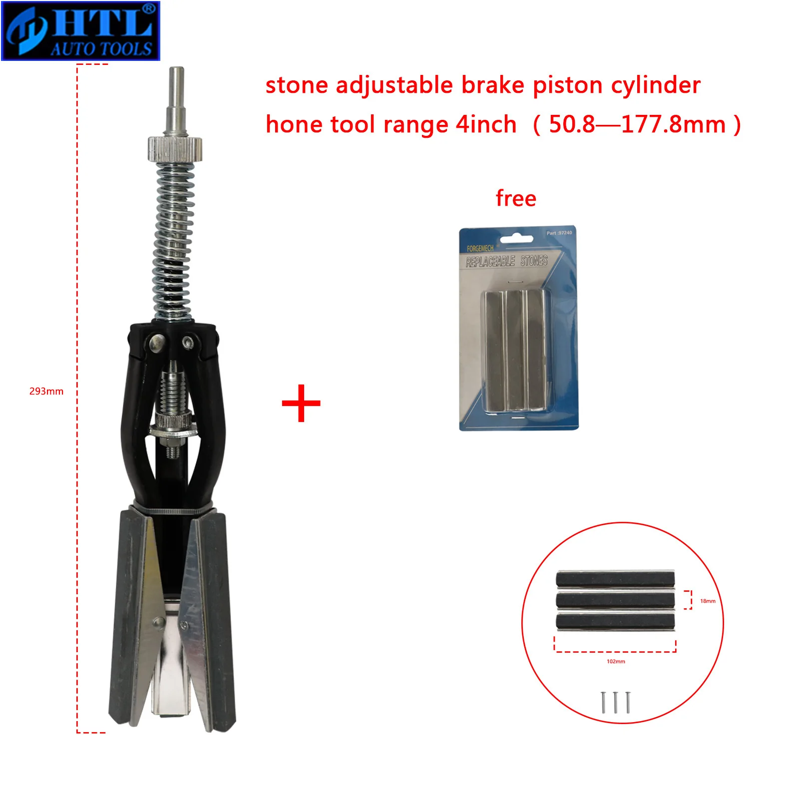 Replacerable Shaft Stone Adjustable Brake Piston Engine Cylinder Honing Tool