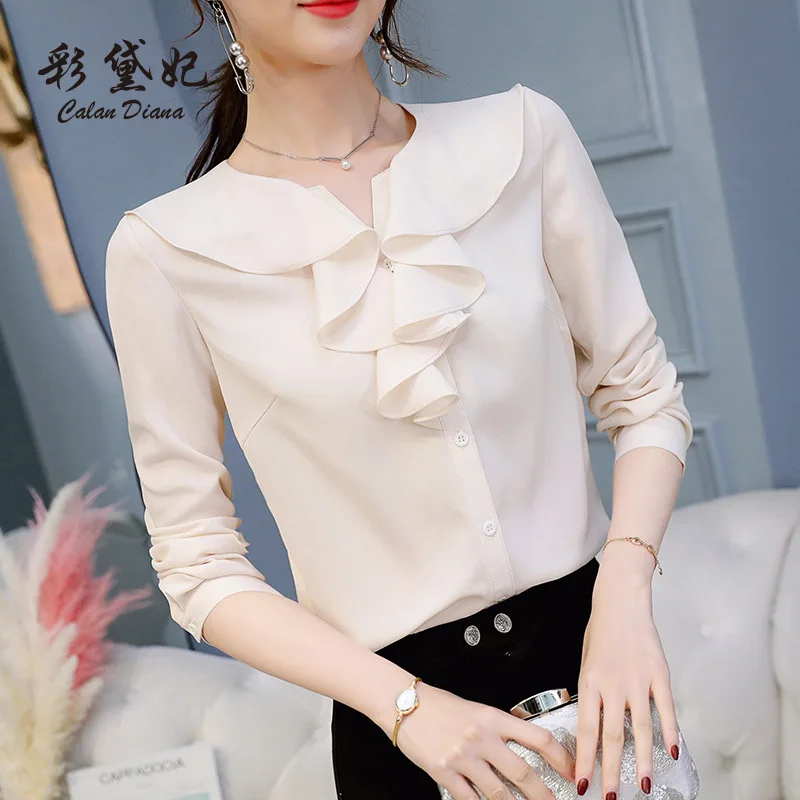 Блузка с длинным рукавом для женщины