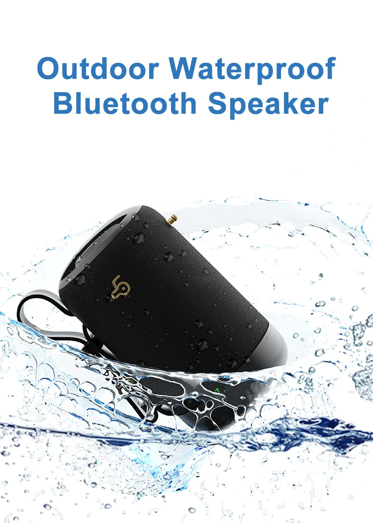 High Fabric Wireless Portable Waterproof Blue tooth Speaker Professional Audio Music Boxes Retro Speaker - ANKUX.COM