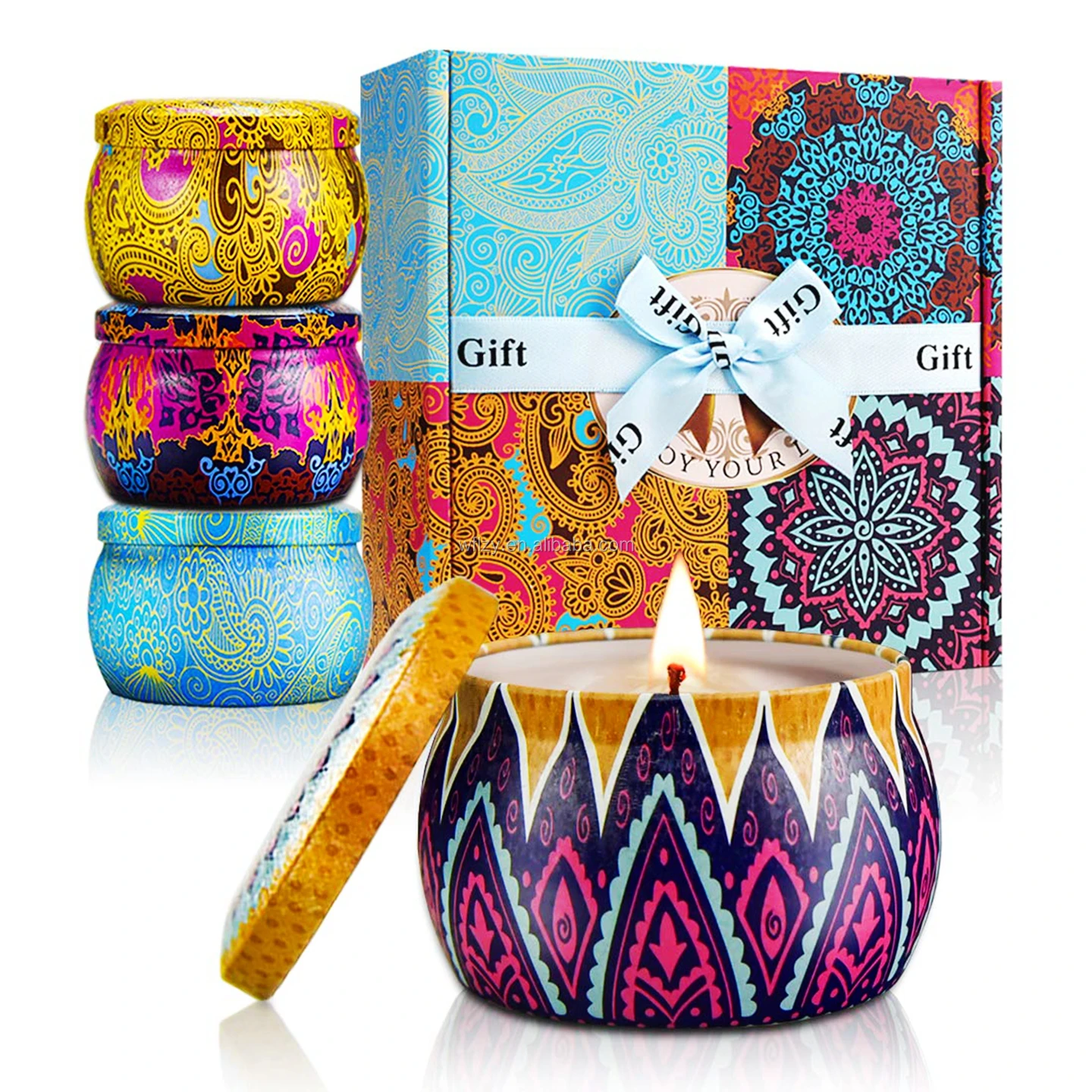 100 Natural Soy Wax Travel Tin Candles For Stress Relief 100 Natural Soy Wax Travel Tin Candles For Stress Relief