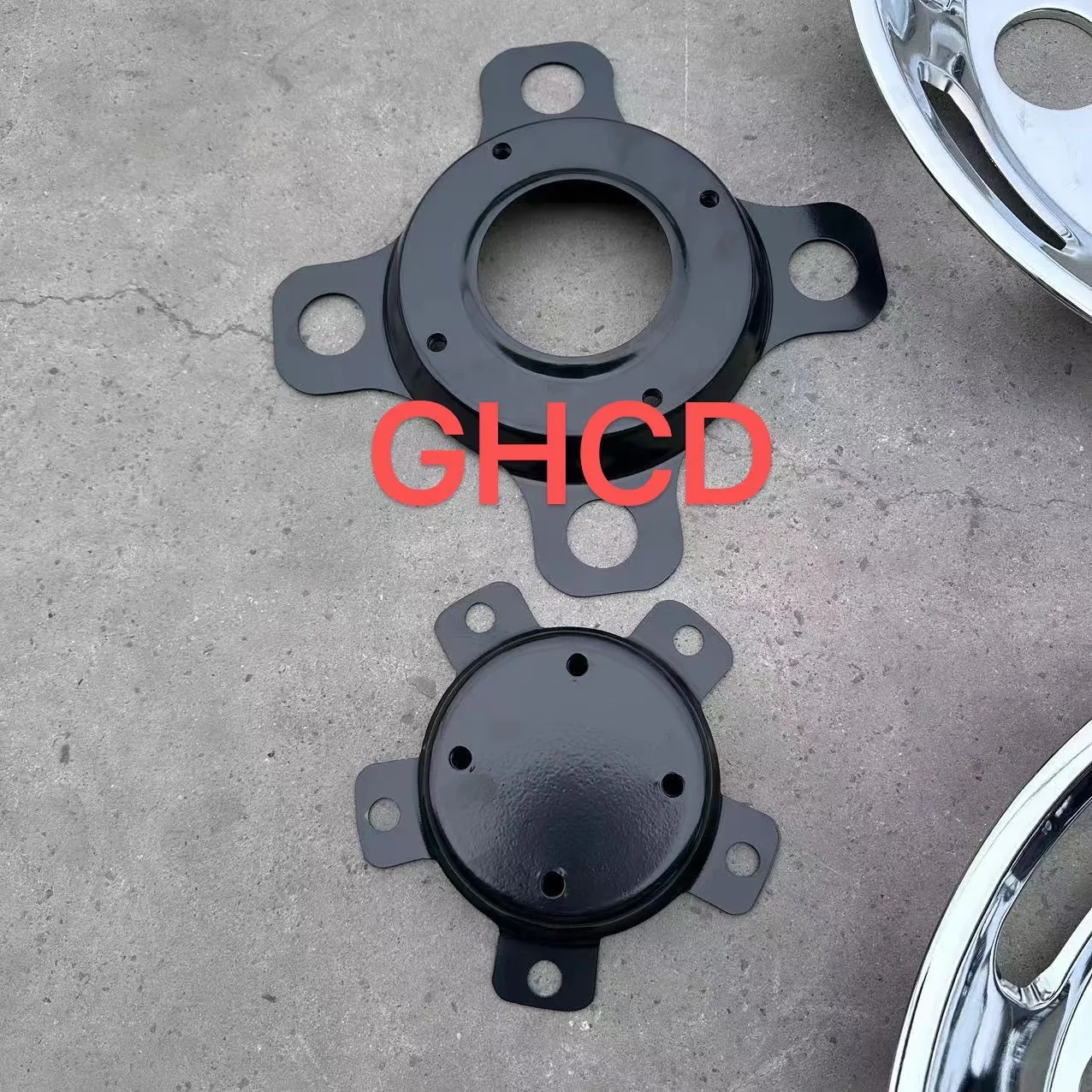 GHCD High Quality 22.5-inch 8 Holes  Universal  Chrome-plated Wheel Cover for Japanese Truck (NISSA/HIN/ISUZ/MITSUBISH) manufacture