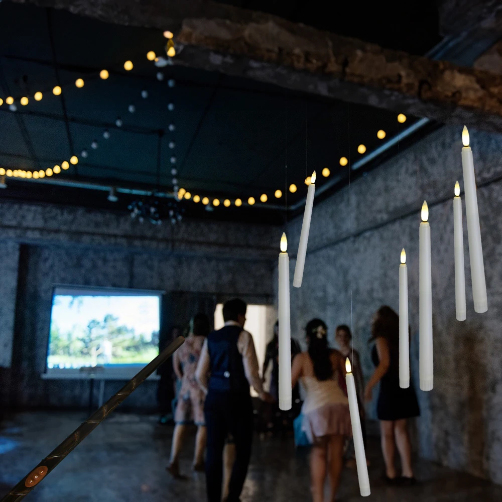 Floating Candles With Harry Potter Wand Magic Hanging Candles