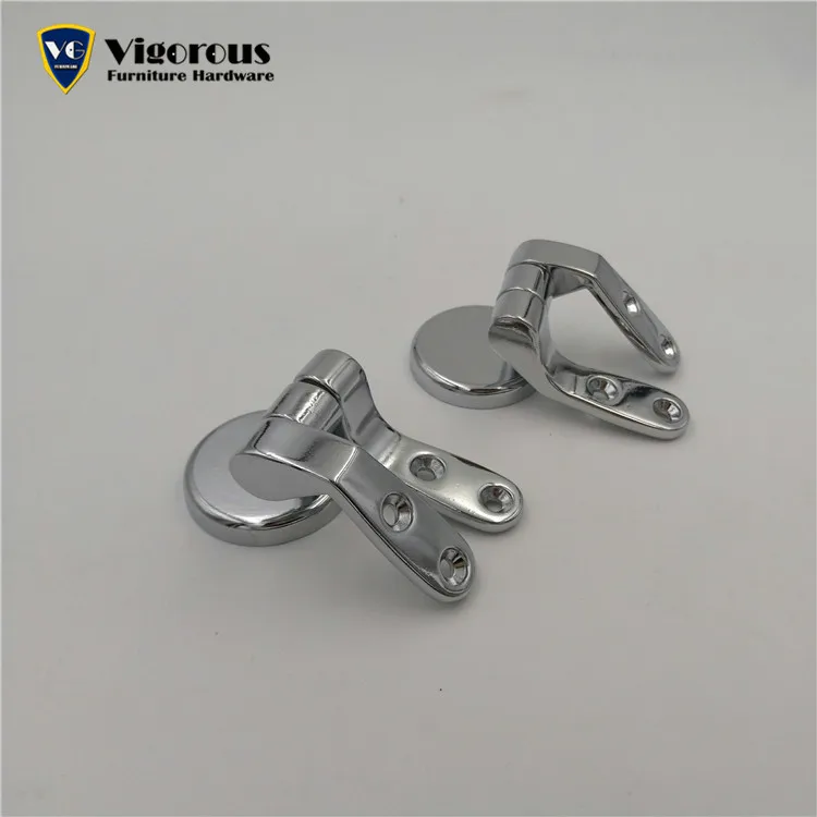 High quality toilet accessories chrome toilet seat hinges H-003