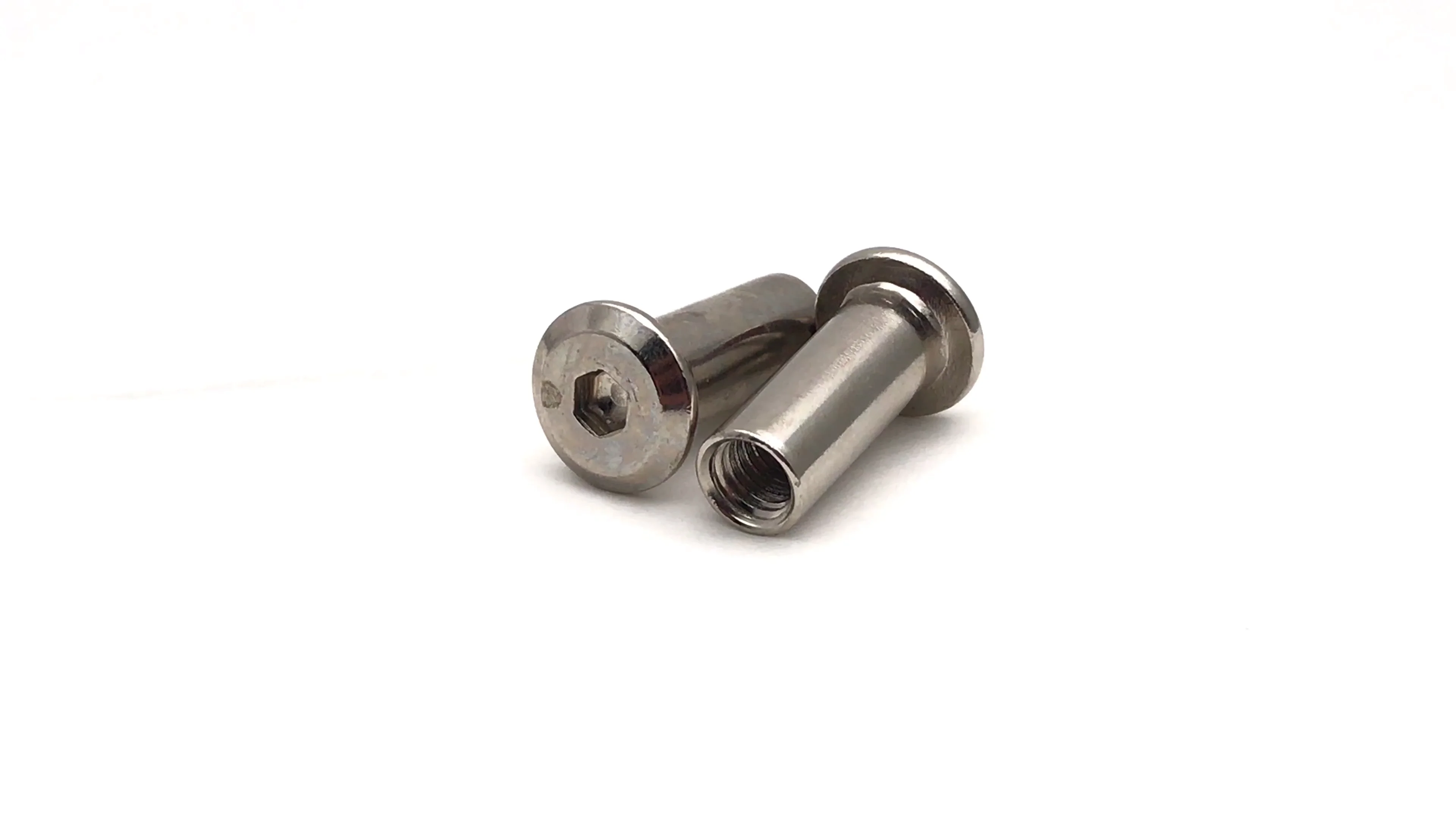 Stainless Steel Barrel Nut Binding Post Sleeve Hex Nut Furniture