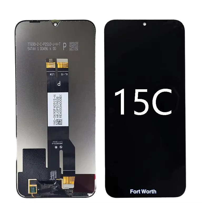 Side-by-side comparison of ZTE Nubia Z70 Ultra OEM vs. third-party OLED assembly showing UDC clarity difference