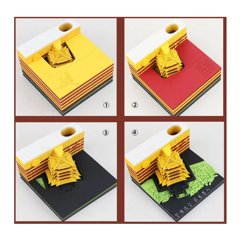 Omoshiroi Block 3d Memo Pads Novelty Vintage Buildings Christmas Halloween Best Gifts Paper Note Book Buy Paper Note Book 3d Memo Pad Note Book Product On Alibaba Com