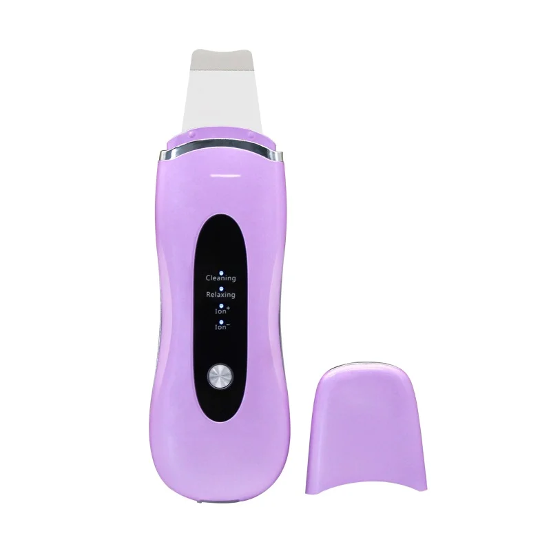 

Professional Ultrasonic Facial kin crubber Ion Deep Face Cleaning Peeling Rechargeable kin Care Device Beauty Instrument C2,10 Pieces