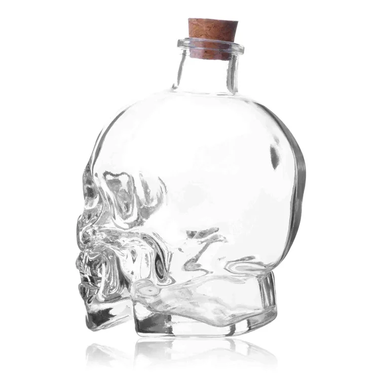 100ml/180ml/400ml/750ml Skull Human Skeleton Shape Wine Glass Empty ...