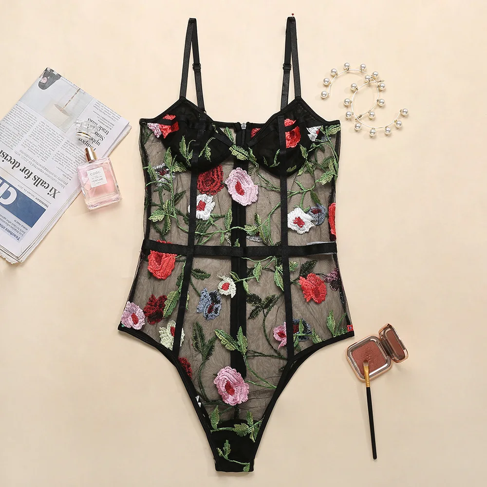 Asian Sexy Lingerie Nude Adult Girls Sexy Transparent Teddy Lingerie