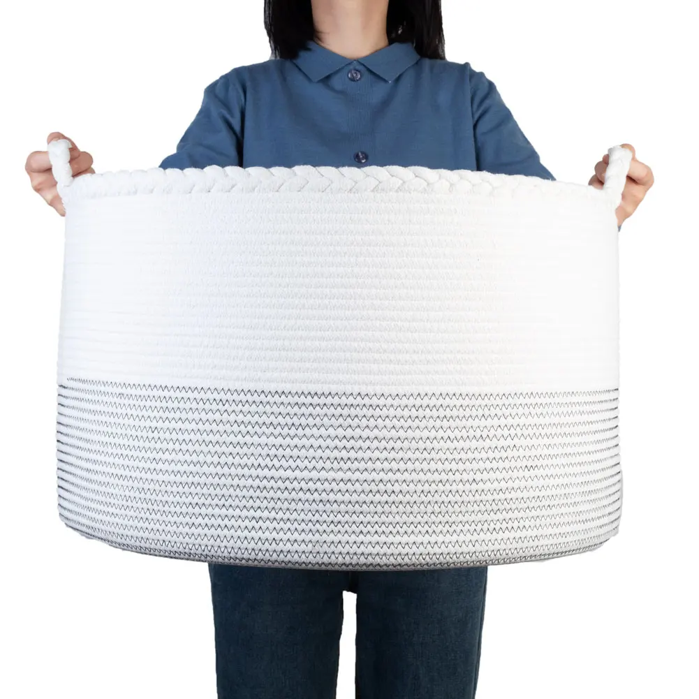 High Quality Cotton Rope Decorative Basket Wholesale Buy High Quality