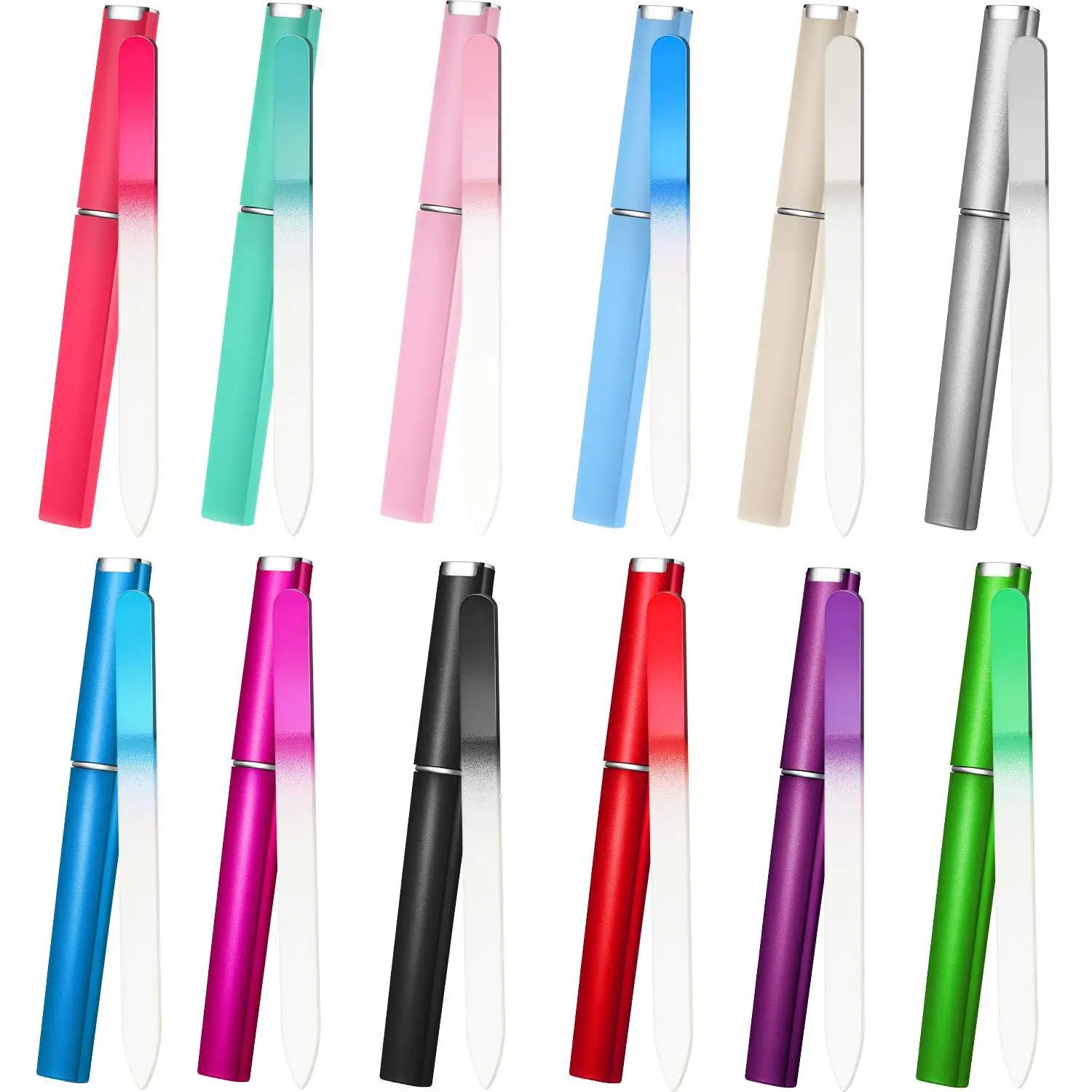 product professional factory beauty tool glass nail file glass portable nail file with case-2