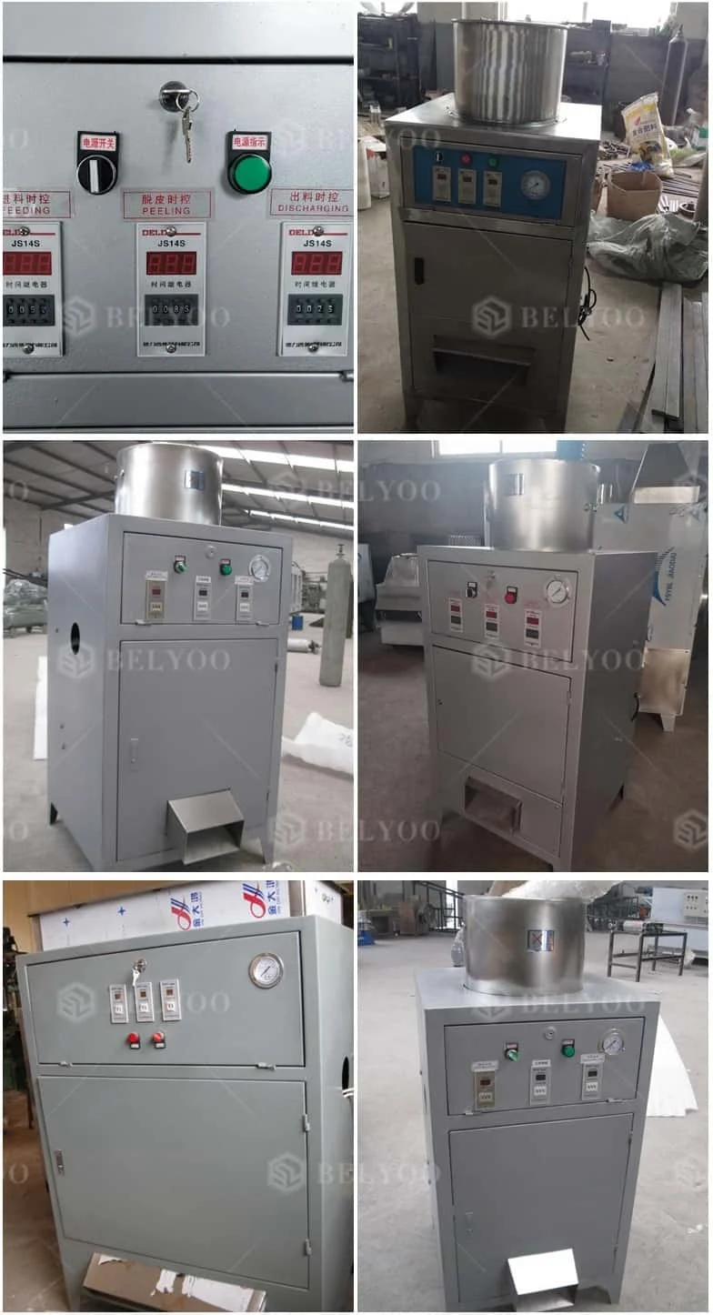 High efficiency automatic cashew nut kernel skin removing peeler cashew peeling machine
