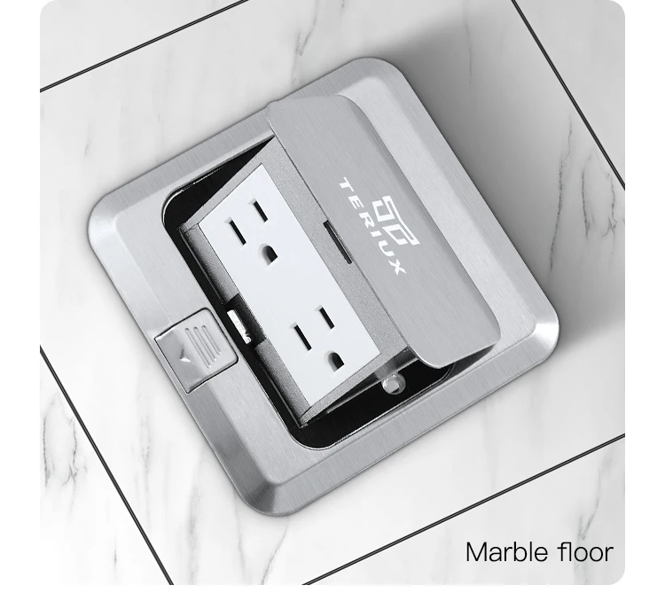 Wholesale USA standard stainless steel electrical power supply 16A pop up floor socket box