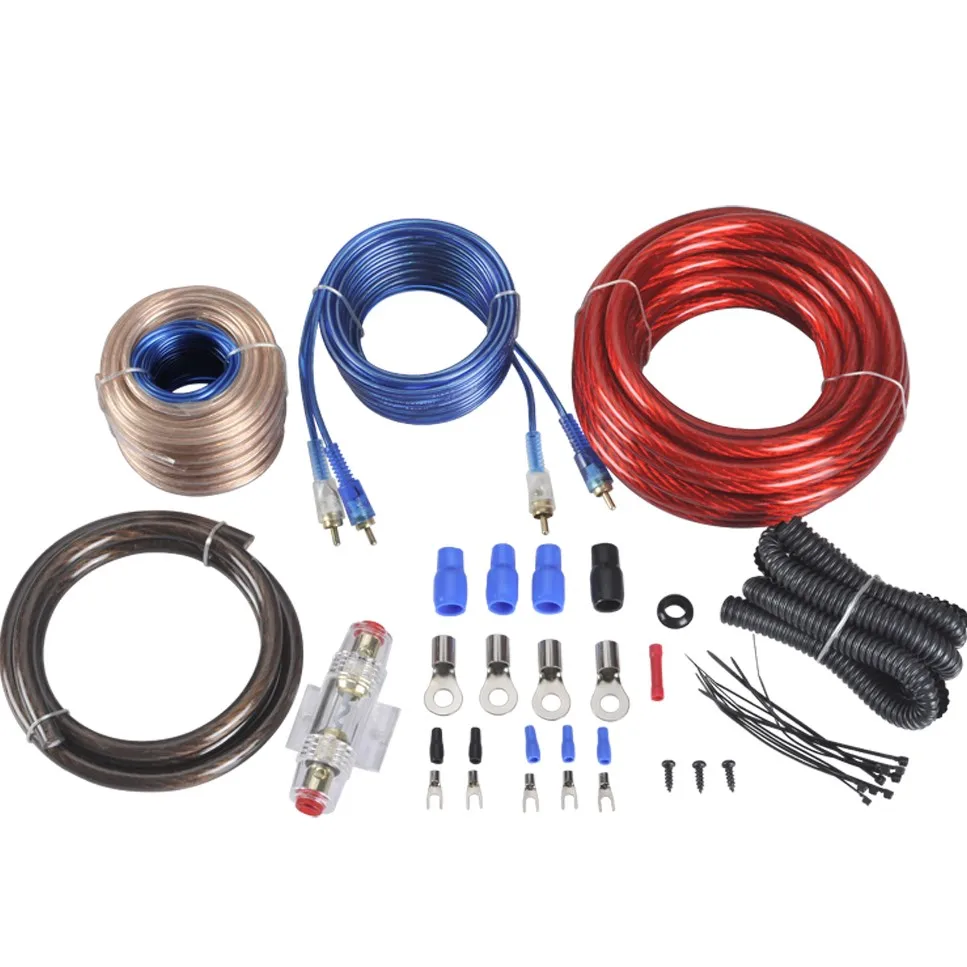 0ga 0awg Car Audio Amp Wiring Kits Wiring Amplifier Installation ...