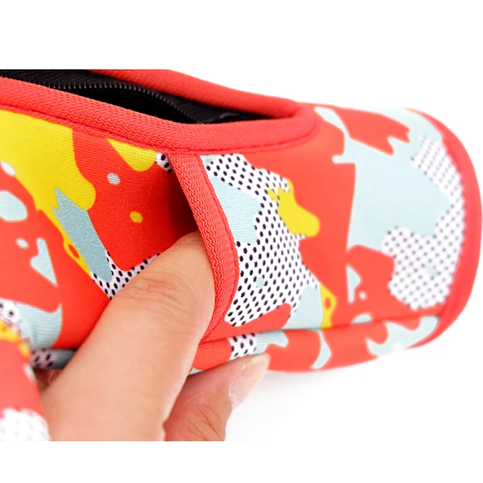 Fashion natural rubber hot water wine bottle pink coversg