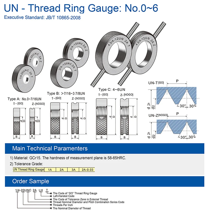 M42 M45 M48 M52 M56 Metric Thread Ring Plug Gauge 6g 6h In Stock Buy