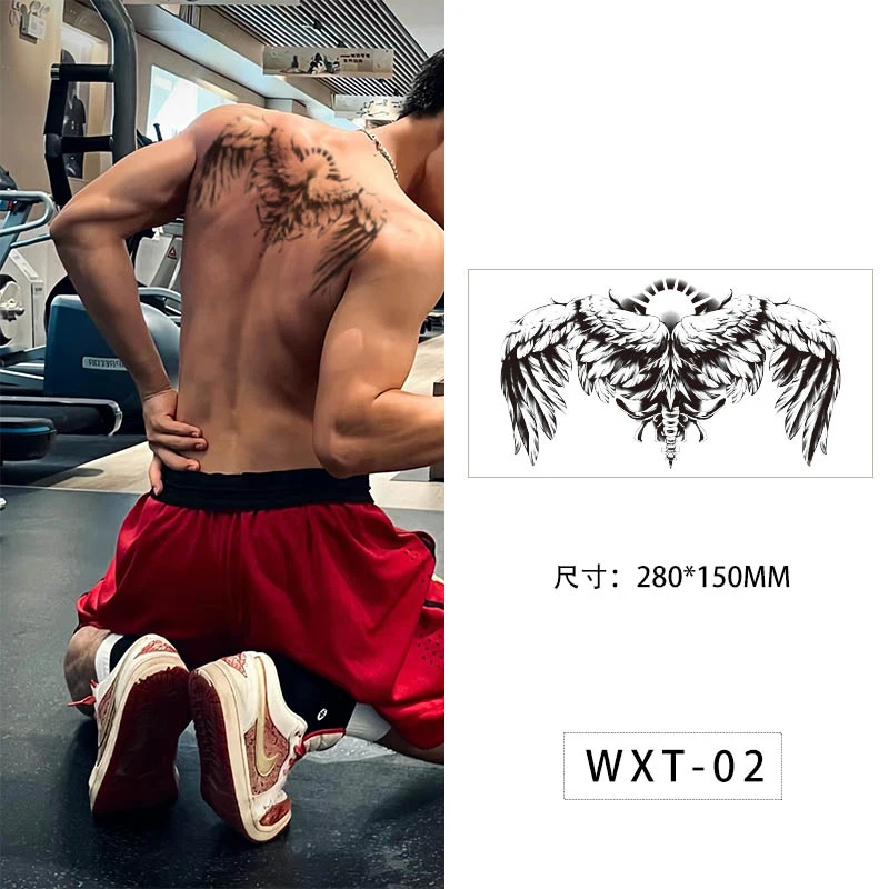 2024 Wholesale Long Lasting Semi Permanent Sex Back Chest Tattoos