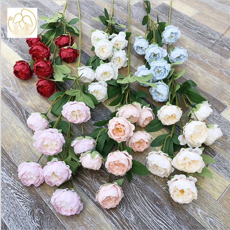 Wedding Decoration Artifical Peony Flower Artifical Silk Peony Flowers