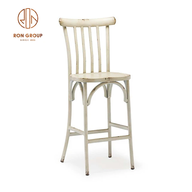 European Style Cafe Tables And Chairs Dining Aluminum Restaurant Dining Chair Table Set