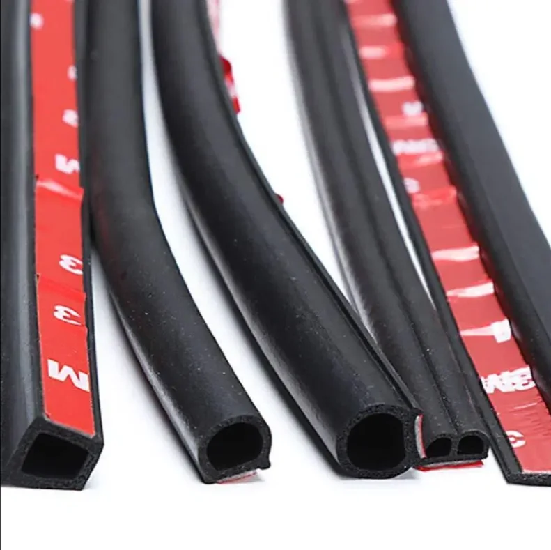 Extrude Manufacturers Of Price Processing Service Custom Density Flexible Universal Soft Epdm Rubber Profile 3m Door Seals