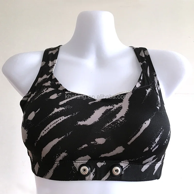 Comfortable Sports Bra + Heart Rate Monitor Strap Free Pulse Smart Gym