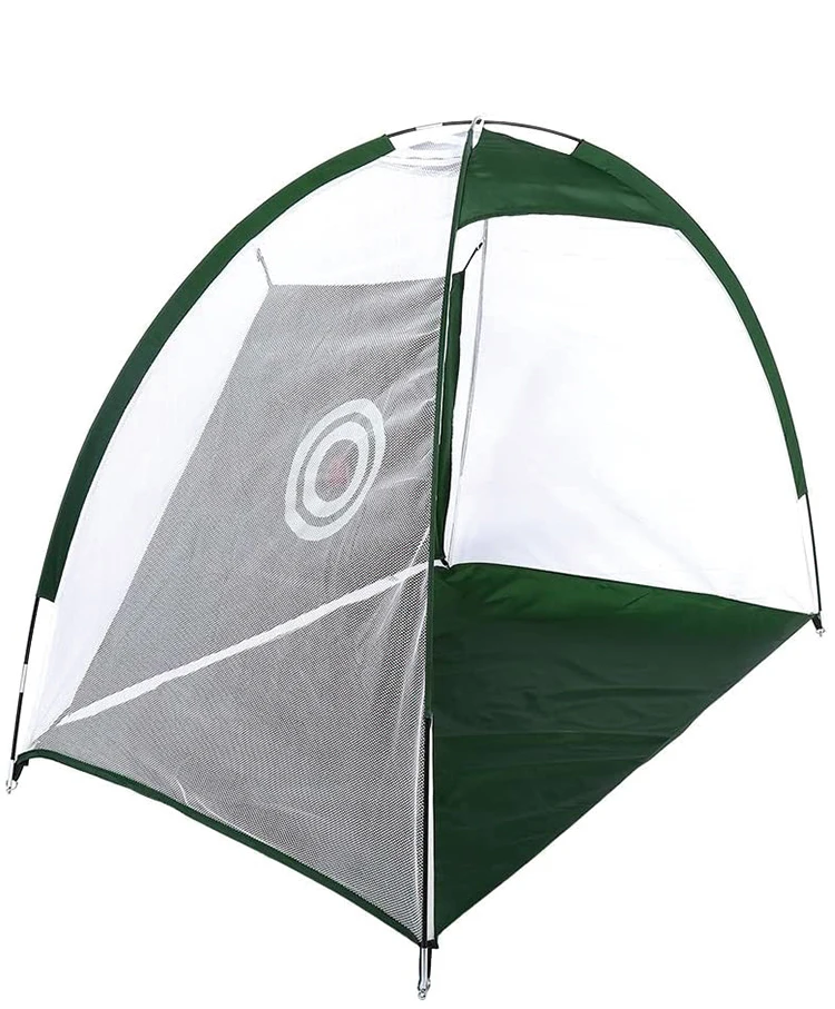 Fiber Poles Golf Simulator Net Trainer Practice Target Aid Hitting Case