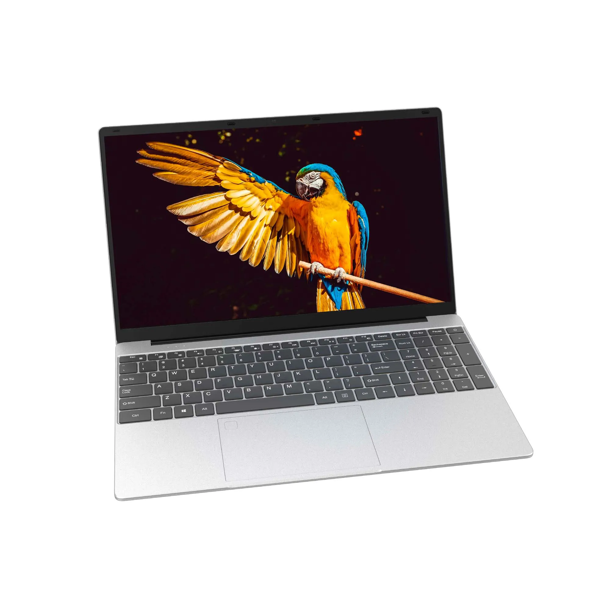 Carbon fiber 13-inch laptop showing slim profile and matte finish
