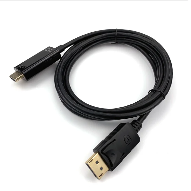 CE Cetifcate OEM 1m 1.8m 2m 3m displayport to hdmi cable dp to hdmi cable support 1080P 3D 4K