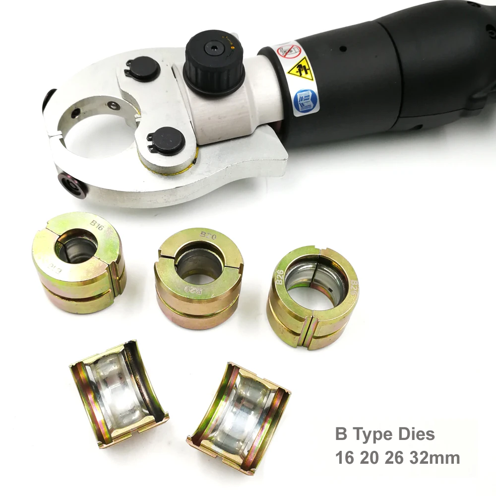 Stainless Steel Pipe Crimp Tool 180 Degree Rotatable Head Ep1332k Lamp