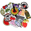 Qingyi custom clothing label design change color flock woven 3d embroidery patch